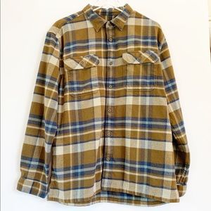 Patagonia Lightweight Plaid Flannel Button Down L
